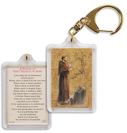 Saint Francis Keychain